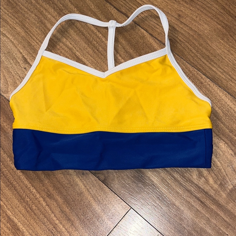 Kids Yellow and Blue Tank Top